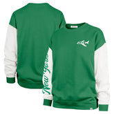New York Jets '47 Women's Double Header Rise Andie Pullover Sweatshirt - Green for sale