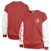 Tampa Bay Buccaneers '47 Women's Double Header Rise Andie Pullover Sweatshirt - Red on sale