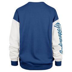 Indianapolis Colts '47 Women's Double Header Rise Andie Pullover Sweatshirt - Royal on sale