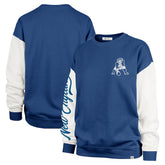 New England Patriots '47 Women's Double Header Rise Andie Pullover Sweatshirt - Navy cheap