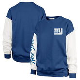 New York Giants '47 Women's Double Header Rise Andie Pullover Sweatshirt - Royal cheap