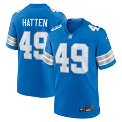 Hogan Hatten Detroit Lions Game Jersey - Blue | Nike sale