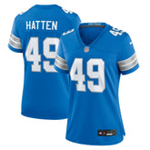 Hogan Hatten Detroit Lions Women's Game Jersey - Blue | Nike on sale
