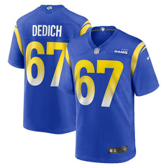 Justin Dedich Los Angeles Rams Game Jersey - Royal | Nike sale