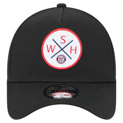 Washington Nationals 9FORTY A-Frame Adjustable Hat - Black | New Era