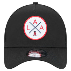 Los Angeles Angels 9FORTY A-Frame Adjustable Hat - Black | New Era
