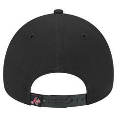 Atlanta Braves 9FORTY A-Frame Adjustable Hat - Black | New Era