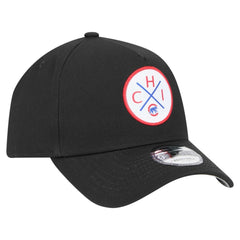 Chicago Cubs 9FORTY A-Frame Adjustable Hat - Black | New Era