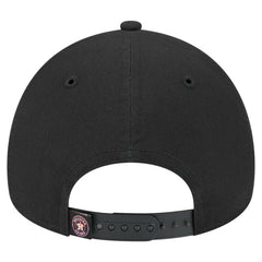 Houston Astros 9FORTY A-Frame Adjustable Hat - Black | New Era