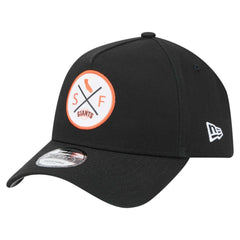 San Francisco Giants 9FORTY A-Frame Adjustable Hat - Black | New Era