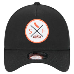 San Francisco Giants 9FORTY A-Frame Adjustable Hat - Black | New Era