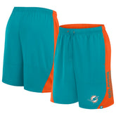 Miami Dolphins No Defense Shorts - Aqua on sale
