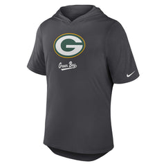 Green Bay Packers Tri-Blend Performance Hoodie T-Shirt - Anthracite | Nike discount
