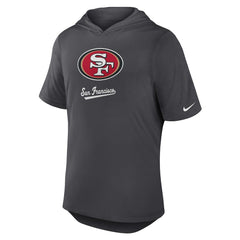 San Francisco 49ers Tri-Blend Performance Hoodie T-Shirt - Anthracite | Nike sale