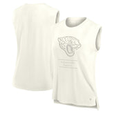 Jacksonville Jaguars Women's Studio Embrace Tank Top - Cream cheap