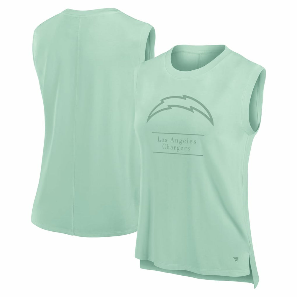 Los Angeles Chargers Women's Studio Embrace Tank Top - Mint for sale