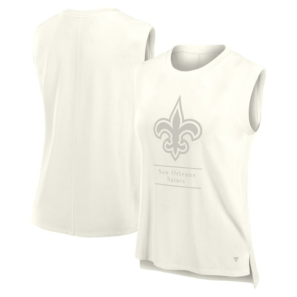 New Orleans Saints Women's Studio Embrace Tank Top - Cream discount