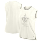New Orleans Saints Women's Studio Embrace Tank Top - Cream discount