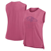 Baltimore Ravens Women's Studio Embrace Tank Top - Pink on sale