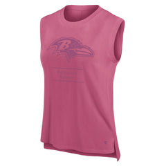 Baltimore Ravens Women's Studio Embrace Tank Top - Pink on sale