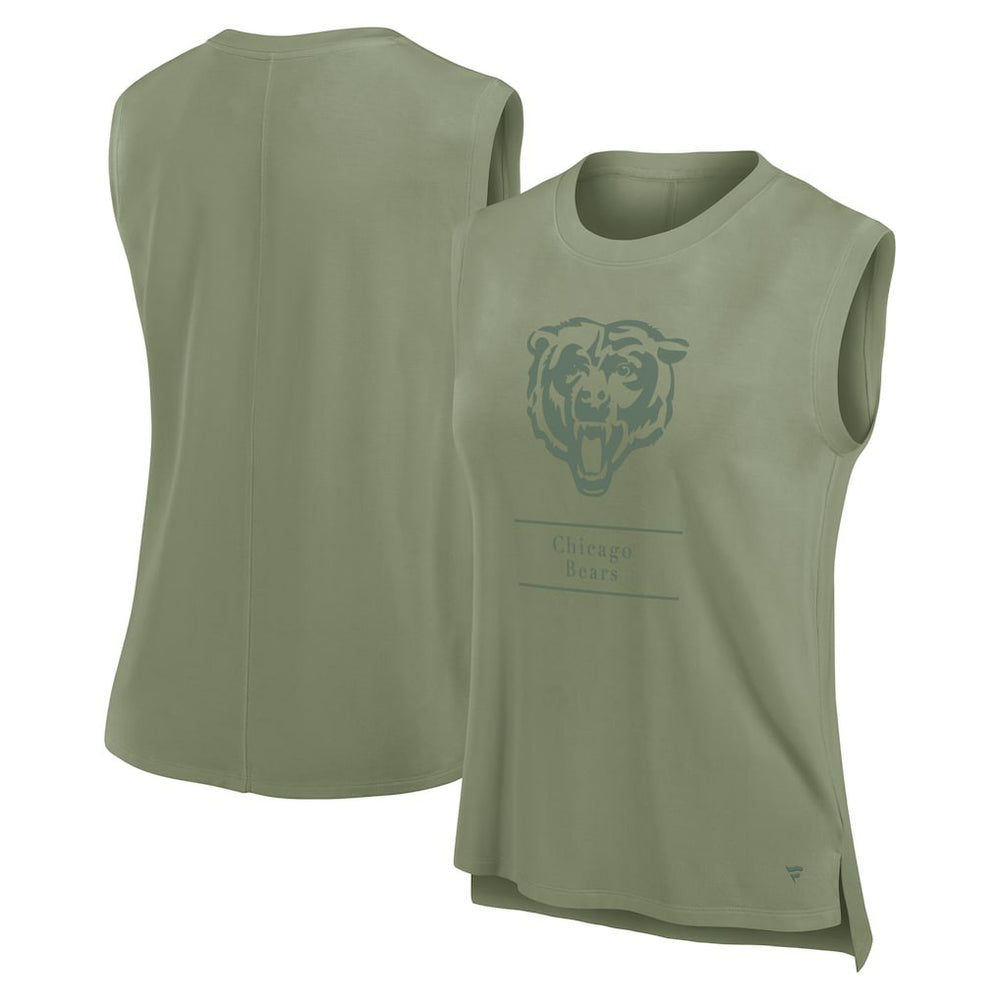 Chicago Bears Women's Studio Embrace Tank Top - Olive online