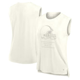Cleveland Browns Women's Studio Embrace Tank Top - Cream cheap