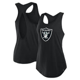 Las Vegas Raiders Women's Iron Fan Tank Top - Black cheap