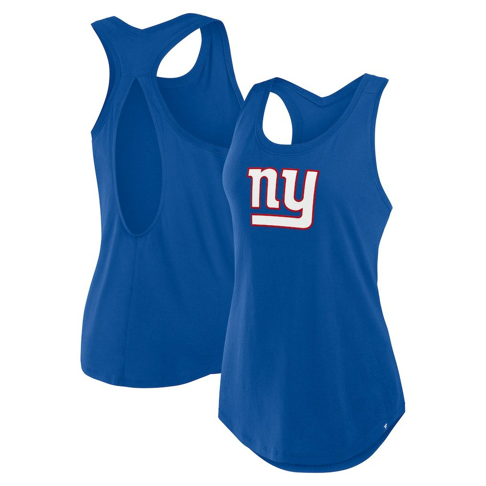 New York Giants Women's Iron Fan Tank Top - Royal cheap