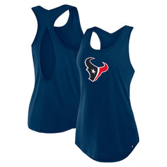 Houston Texans Women's Iron Fan Tank Top - Navy for sale