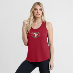 San Francisco 49ers Women's Iron Fan Tank Top - Scarlet online