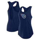 Tennessee Titans Women's Iron Fan Tank Top - Navy cheap