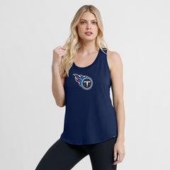 Tennessee Titans Women's Iron Fan Tank Top - Navy cheap