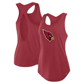 Arizona Cardinals Women's Iron Fan Tank Top - Cardinal discount