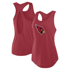 Arizona Cardinals Women's Iron Fan Tank Top - Cardinal discount