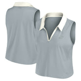 Philadelphia Eagles Women's Studio Wellness V-Neck Tank Top - Gray discount