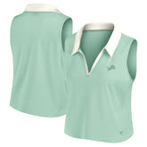 Detroit Lions Women's Studio Wellness V-Neck Tank Top - Mint online
