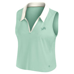 Detroit Lions Women's Studio Wellness V-Neck Tank Top - Mint online