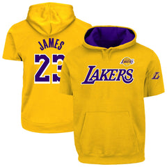 LeBron James Los Angeles Lakers Big & Tall Short Sleeve Hoodie - Gold | Fanatics cheap