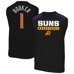 Devin Booker Phoenix Suns Profile Big & Tall Player Muscle Tank - Black outlet