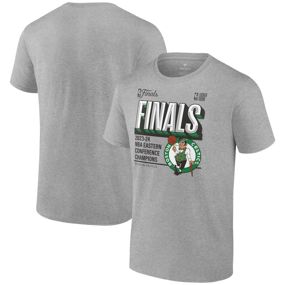 Boston Celtics 2024 Eastern Conference Champions Locker Room Big & Tall T-Shirt - Heather Gray | Fanatics on sale