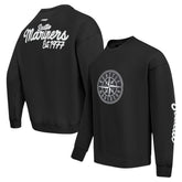 Seattle Mariners Pro Standard Paint The City Dropped Shoulder Pullover Sweatshirt - Black