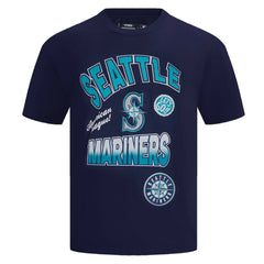 Seattle Mariners Pro Standard Turn It Up Dropped Shoulder T-Shirt - Navy