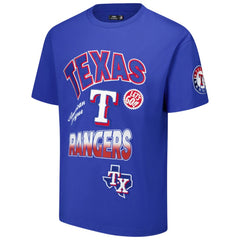 Texas Rangers Pro Standard Turn It Up Dropped Shoulder T-Shirt - Royal