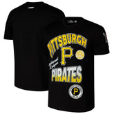 Pittsburgh Pirates Pro Standard Turn It Up Dropped Shoulder T-Shirt - Black