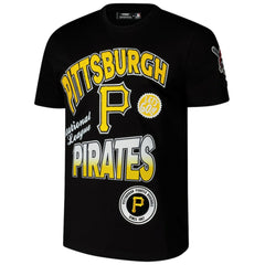 Pittsburgh Pirates Pro Standard Turn It Up Dropped Shoulder T-Shirt - Black