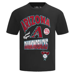 Arizona Diamondbacks Pro Standard Turn It Up Dropped Shoulder T-Shirt - Black