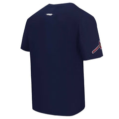 Atlanta Braves Pro Standard Turn It Up Dropped Shoulder T-Shirt - Navy