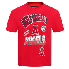 Los Angeles Angels Pro Standard Turn It Up Dropped Shoulder T-Shirt - Red
