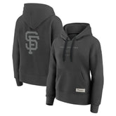 San Francisco Giants Women's Elements Future Ground Subtle Tonal Pullover Hoodie - Charcoal