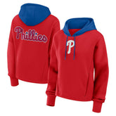 Philadelphia Phillies Women's Oversized Legacy Favorite Spectator Pullover Hoodie - Red